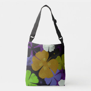 Bolsa Ajustável Contraste de Flor Dourada – Afirmação Floral Ousad