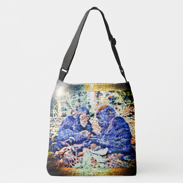 Bolsa Ajustável Cooperação Chimp & Gorilla 01 (Verso)