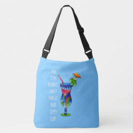 Bolsa Ajustável Copo para Adulto (azul), Praia Fofa