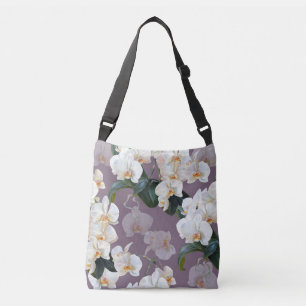 Bolsa Ajustável Cor d'água da lavanda escura da orquídea.