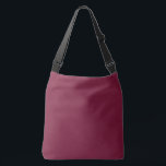 Bolsa Ajustável Cor do Vazio Sólido Claret<br><div class="desc">Lúxias clássicas de luxo moles,  fundo vermelho Hex# 7A1535</div>