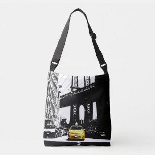 Bolsa Ajustável Cor Negra do Brooklyn Nova Iorque Amarelo de Táxi