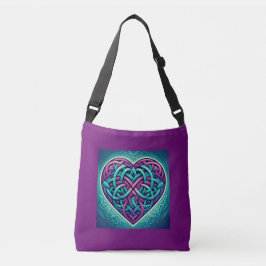 Bolsa Ajustável Coração Celta Roxo