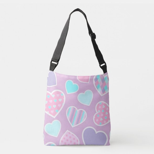 Bolsa Ajustável Coração Corajoso Bag (Frente)