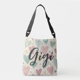 Bolsa Ajustável Coração Encantador GiGi com Doodle