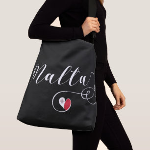 Bolsa Ajustável Coração maltês da bandeira, Malta