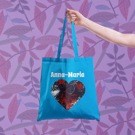 Bolsa Ajustável Coração Turbulento - Arte Gótica Sombria e Tempera