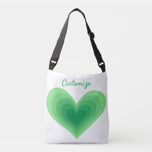 Bolsa Ajustável Coração Verde Sage Thunder_Cove