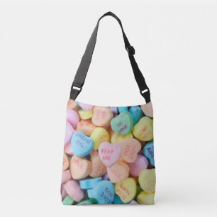 Bolsa Ajustável Corações da conversação dos doces dos namorado