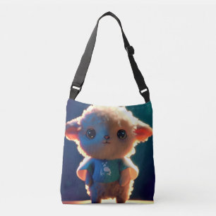Bolsa Ajustável Cordeiro bonito com camiseta
