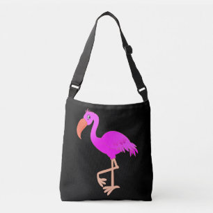 Bolsa Ajustável Cores Personalizadas de Bag Flamingo Crossbody Ros
