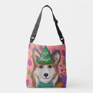 BOLSA AJUSTÁVEL CORGI DE ANIVERSÁRIO 