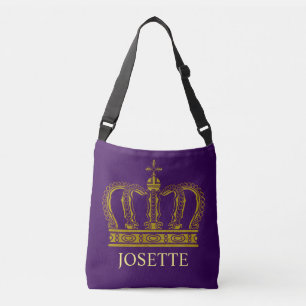 Bolsa Ajustável Coroa real dourada mim + seu backgr. & ideias