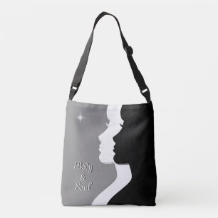 Bolsa Ajustável Corpo & Alma Silhuetas de Mulher em Cinza