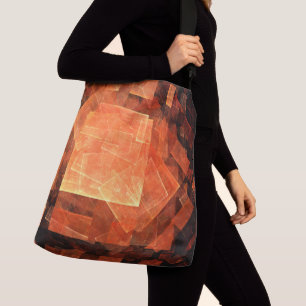 Bolsa Ajustável Corpo Cruzado de Abstrato de Arte Leve