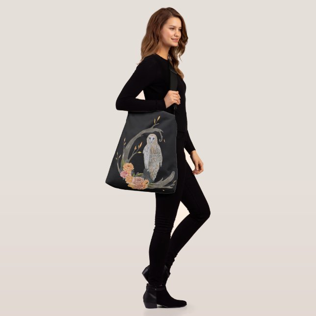 Bolsa Ajustável Coruja com Rosas (No(a) Modelo)