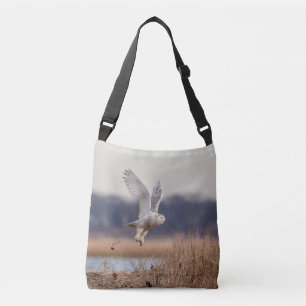 Bolsa Ajustável Coruja de neve decolando