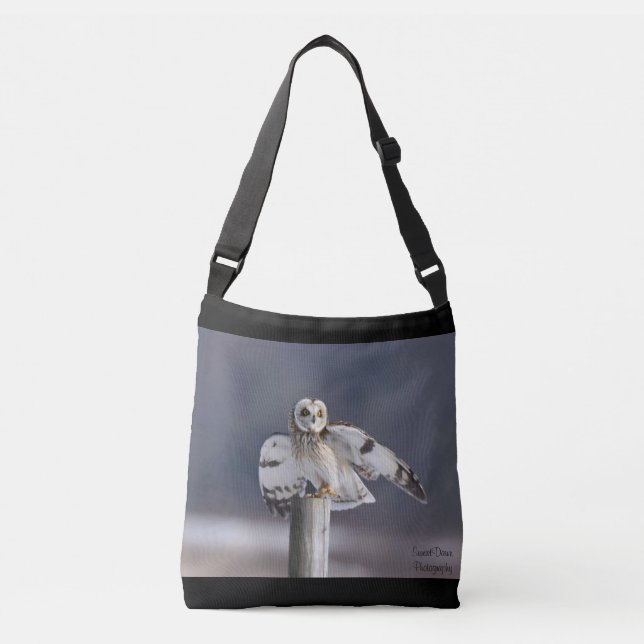 Bolsa Ajustável Coruja de Olhos Curtos 2 (Frente)