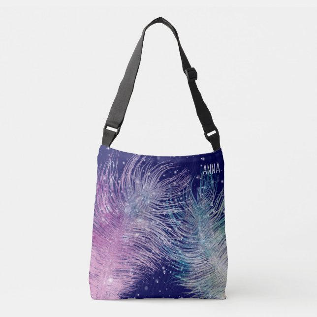 Bolsa Ajustável *~* Cósmico Místico Azul Noite (Frente)