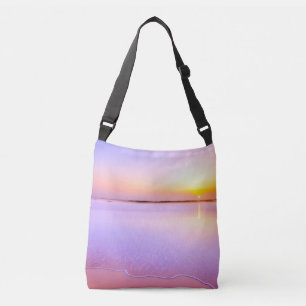 Bolsa Ajustável Costa Mar Oceano Natureza Azul Água Pôr do Sol Vis