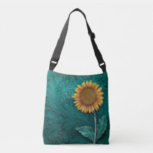Bolsa Ajustável Couro Colado Amarelo Amarelo