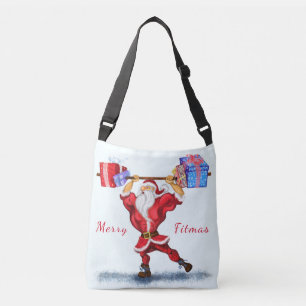 Bolsa Ajustável Criador de Porcos Papai Noel com presentes de Nata