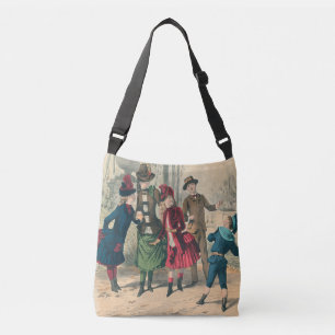 Bolsa Ajustável Crianças Antigas Familiares Vitorianas