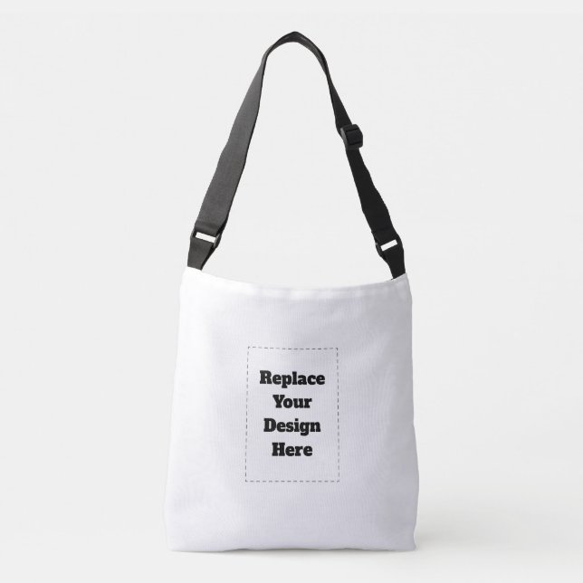 Bolsa Ajustável Crie o seu próprio branco  (Frente)