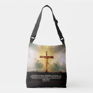 BOLSA AJUSTÁVEL CRISTO NA CRUZ