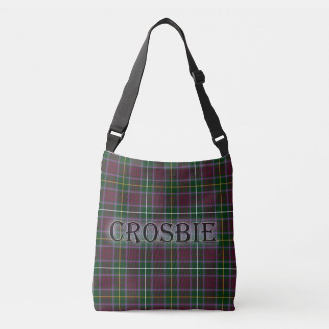 Bolsa Ajustável Crosbie Tartan (Frente)