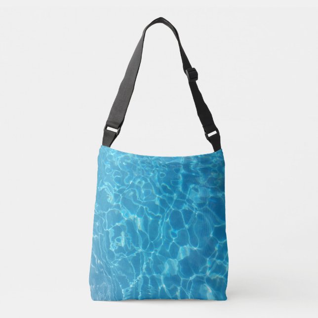 Bolsa Ajustável Crystal Clear Sky Blue Pool Water (Frente)
