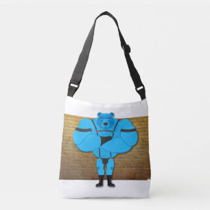 Bolsa Ajustável Cueca de couro desenho animado urso gay musculoso 