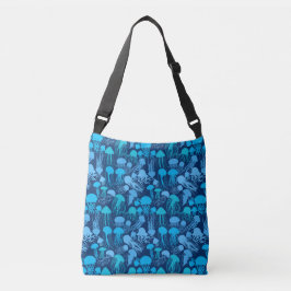 Bolsa Ajustável Cuidado com a água-viva. L Azul.b D Azul BG