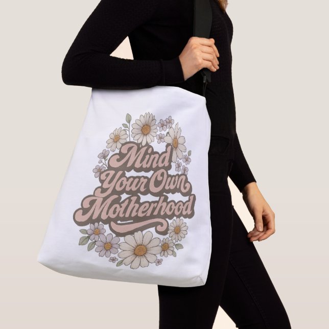 Bolsa Ajustável Cuide da Sua Própria Maternidade Floral de Margari (Close Up)