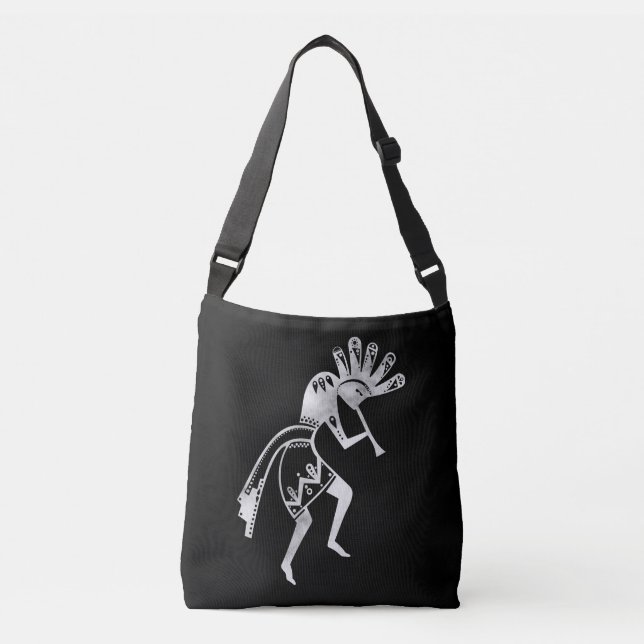 Bolsa Ajustável Cultura de americanos nativos - Dançando Kokopelli (Frente)
