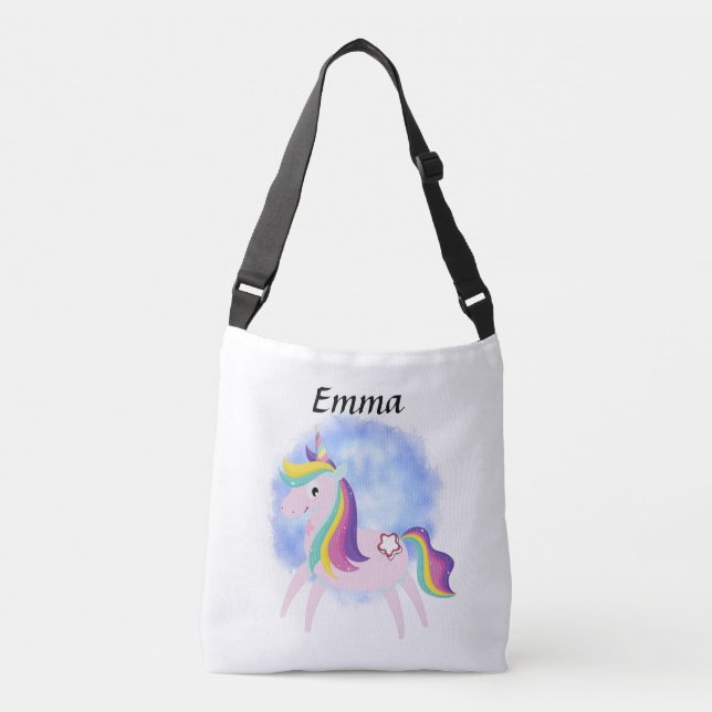 Bolsa Ajustável Cute little unicorn  (Frente)