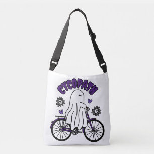 Bolsa Ajustável Cycopath Halloween Ghost em Bicicleta Roxa