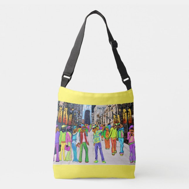 Bolsa Ajustável Dachshund Art (Frente)