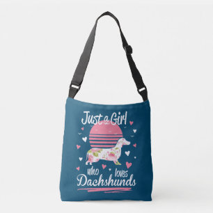 Bolsa Ajustável Dachshund Design, Só Uma Menina Que Ama Dachshance