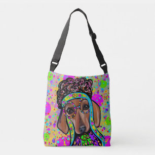 BOLSA AJUSTÁVEL DACHSHUND VERMELHO         
