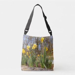 Bolsa Ajustável Daffodils na Páscoa Cross Body Bag