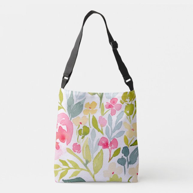 Bolsa Ajustável Damas de Honra Monograma Floral (Verso)