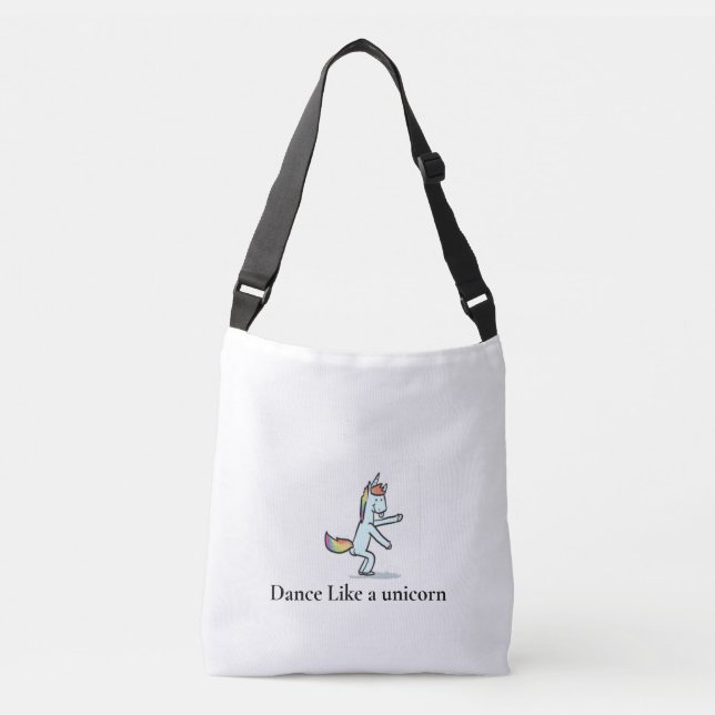 Bolsa Ajustável Dança Como um unicórnio (Frente)