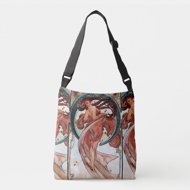 Bolsa Ajustável Dança de Alfons Mucha 1898 (Frente)