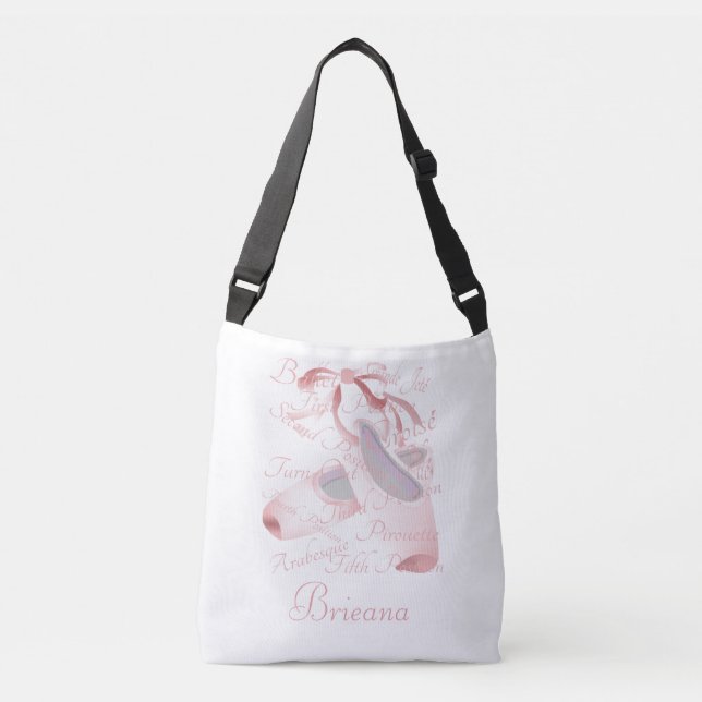 Bolsa Ajustável Dança do balé dos miúdos personalizada (Frente)