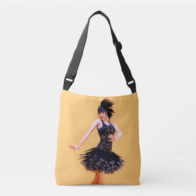 Bolsa Ajustável Dança Flapper Vintage (Frente)