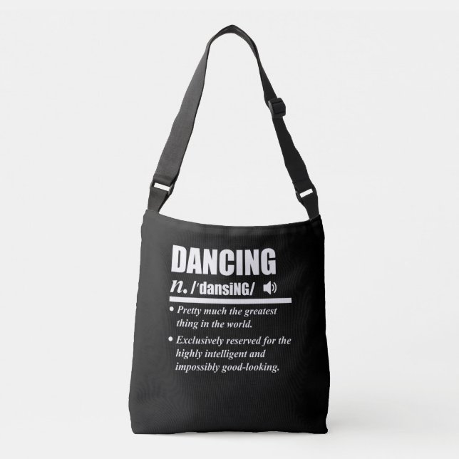 Bolsa Ajustável Dançarinos Dançarinos Dançarinos Dança Dia Gráfico (Frente)