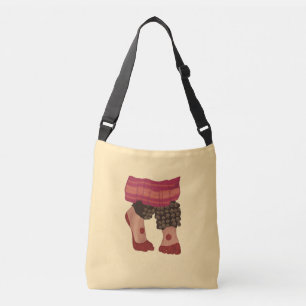 Bolsa Ajustável Dançarinos de Bharatanatyam Feet Design personaliz