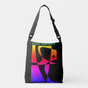 Bolsa Ajustável DANCE_DIFFERENT_ Rainbow Black