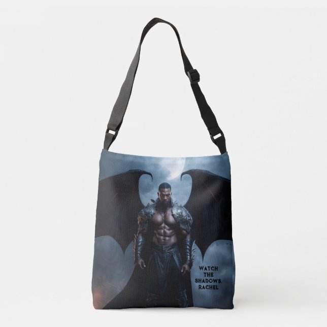 Bolsa Ajustável Dark Romance Gorgeous Vampire Add Name Gift (Verso)